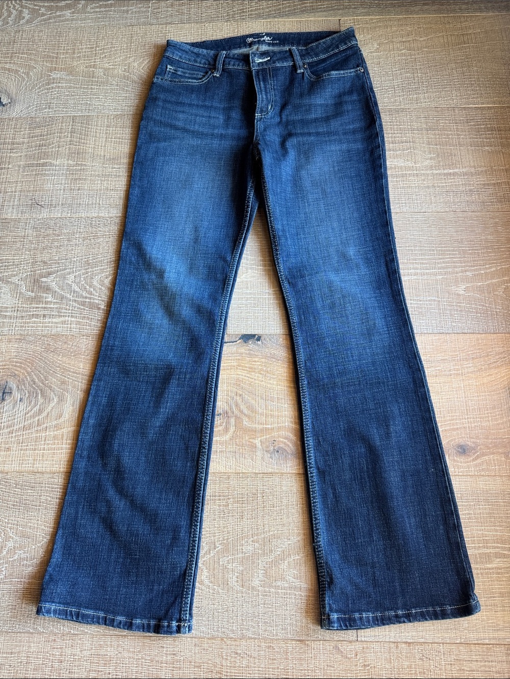 Dark Wash Wrangler Bootcut Jeans NWOT 5x32 equivalent of a size 8